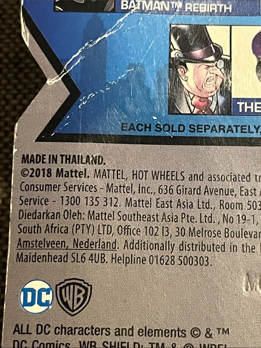 NIB 2018 Mattel Hot Wheels DC The Flash Red Character Car by Hot Wheels